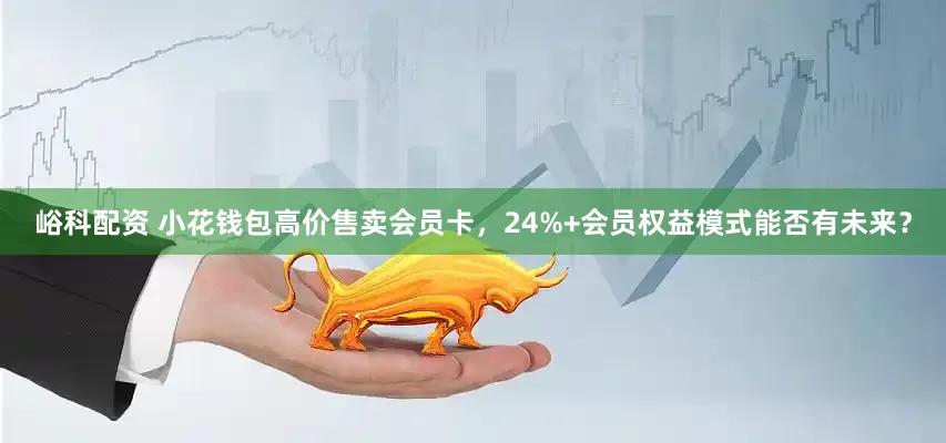 峪科配资 小花钱包高价售卖会员卡，24%+会员权益模式能否有未来？